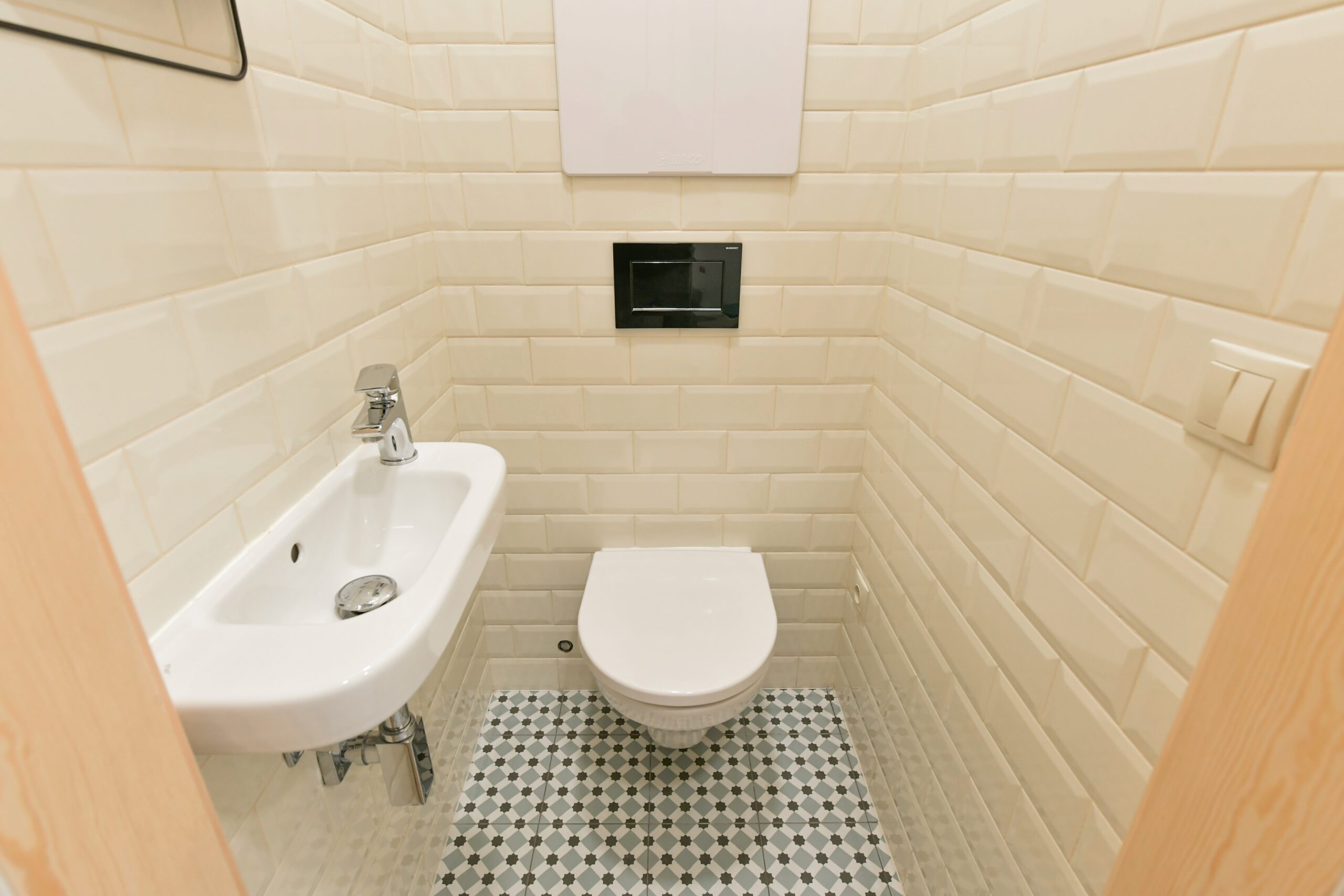 Královské apartmá nabízí moderní oddělené WC.